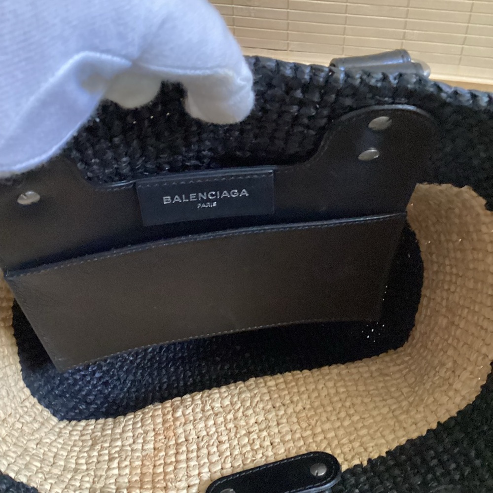Balenciaga Raffia Panier Small Tote bag - Picture 10 of 13